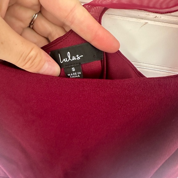 Lulus Beloved Elegance Burgundy Tie-Strap Mermaid Maxi Dress - Picture 7 of 9